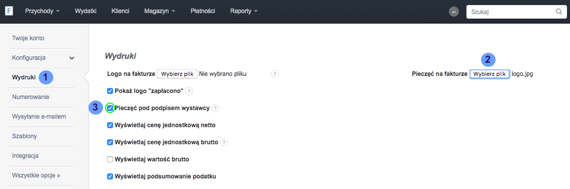 piecze%CC%A8c%CC%81 pod podpisem wystawcy