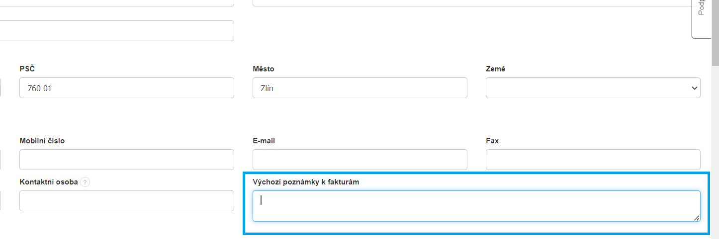 Vychozi poznamky k fakturam
