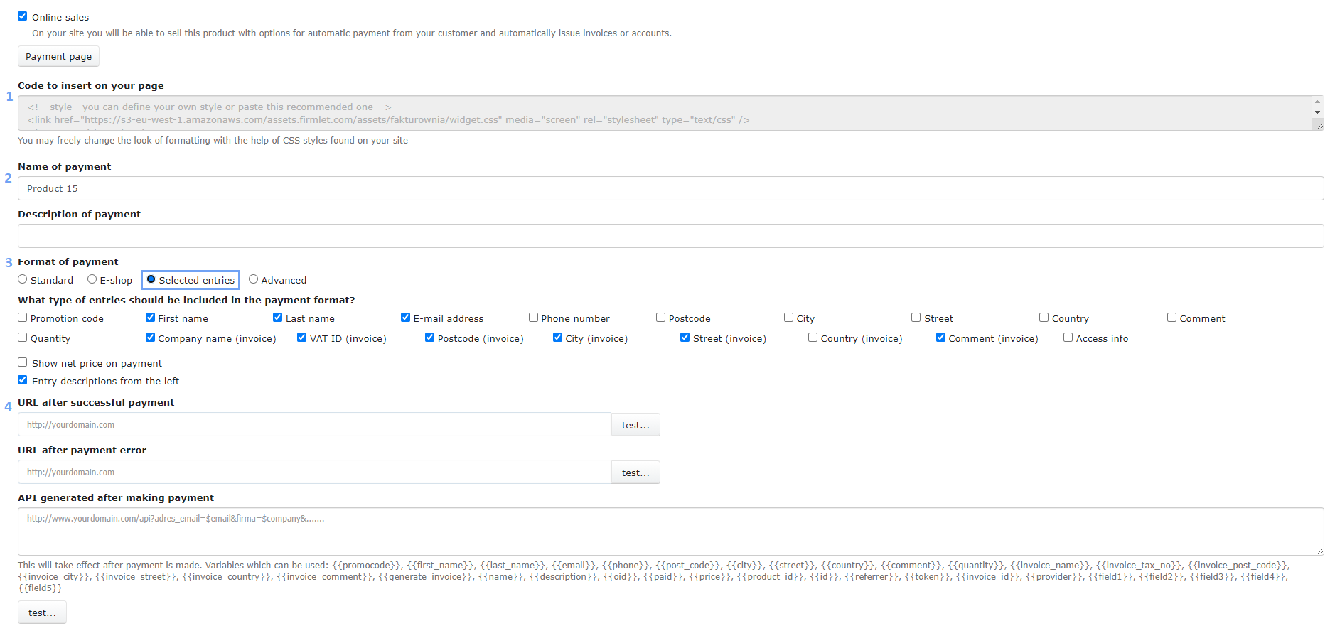 Product online sales 3