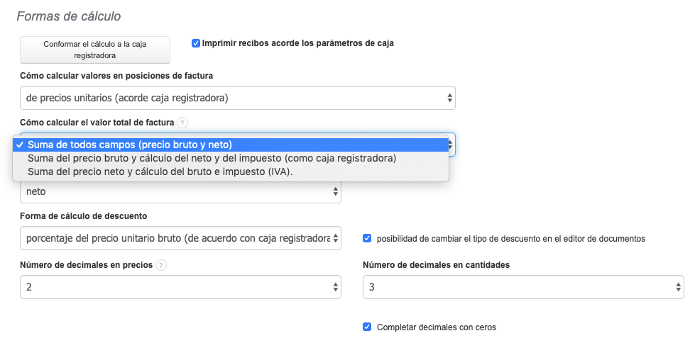 Cómo calcular el valor total de factura