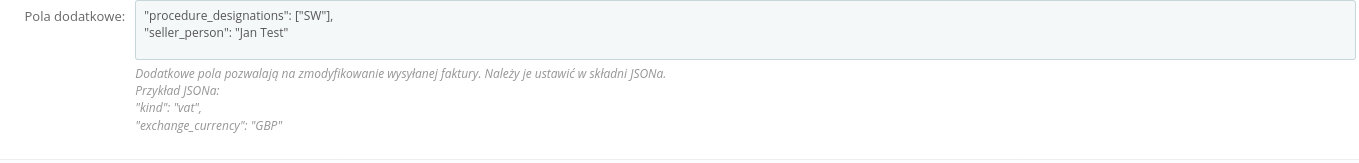 Presta pola dodatkowe