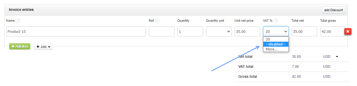 disabled VAT