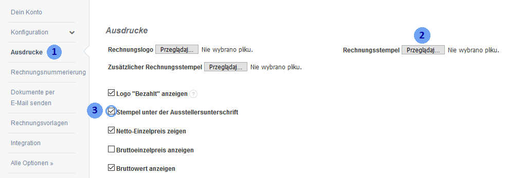 Stempel Aussteller 2