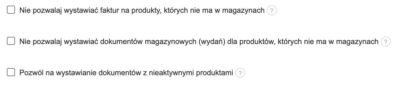 nie pozwalaj wystawiać faktur