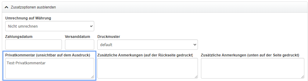 unsichtbar Privatkommentar