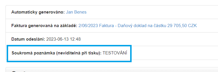 Soukroma poznamka TEST