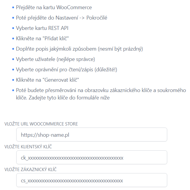 URL WooCommerce