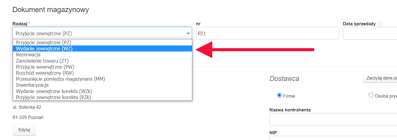 jak wystawi%C4%87 wz