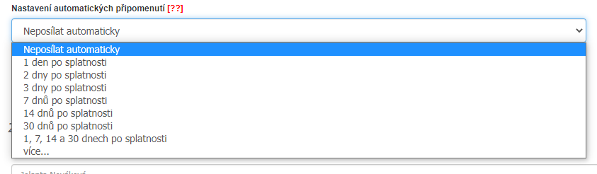 Automaticke nastaveni