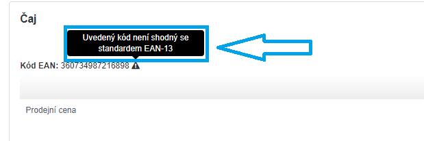 Jak zadavat kody produktu 4
