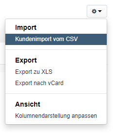 CSV Import