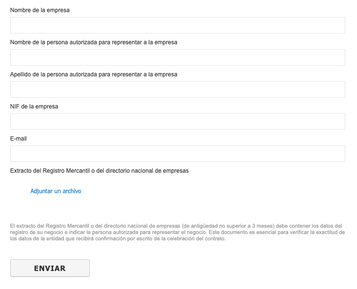 RGPD - declaración de celebrar el contrato
