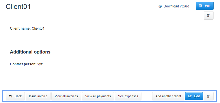 Client edit from invoice 2