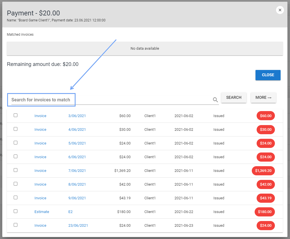 Connecting payments manually 3