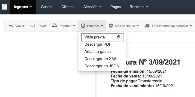 compartir vista previa