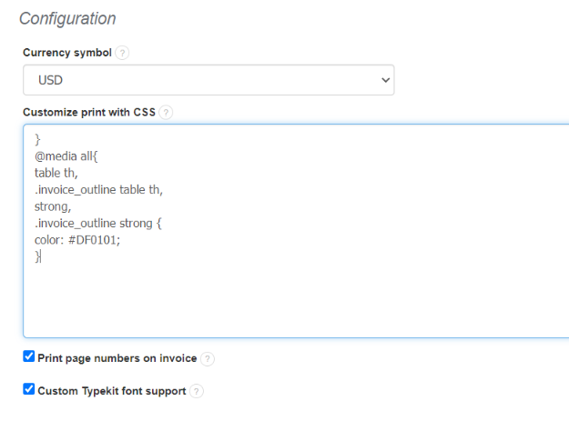 How to change the main color on the Blue invoice template 1
