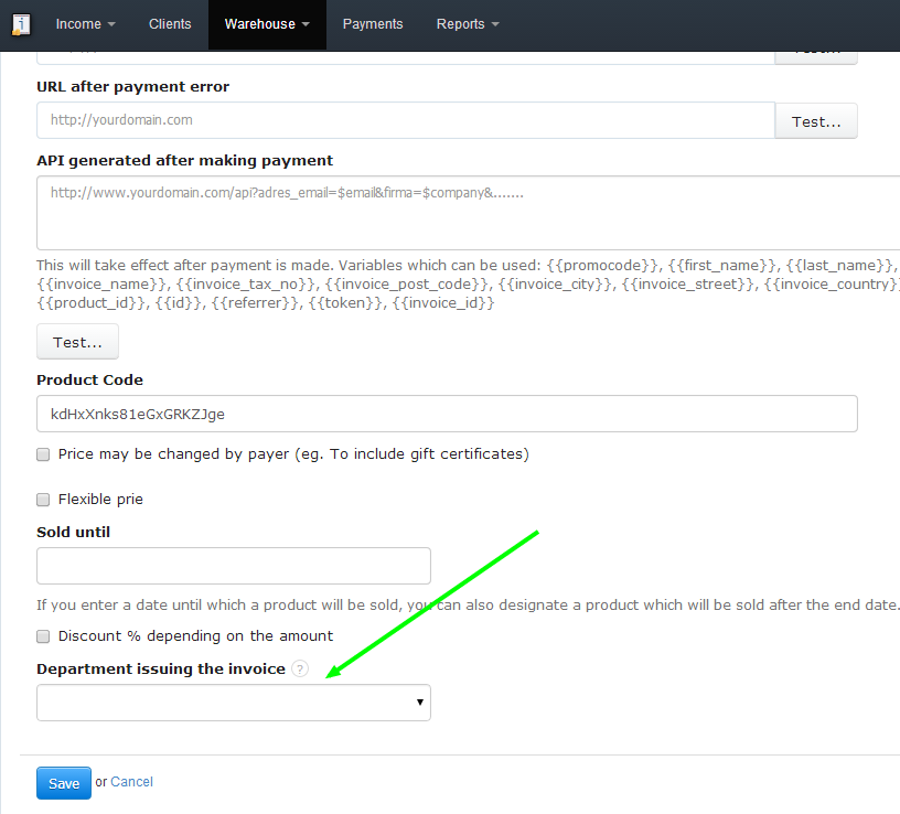 auto payment department id2