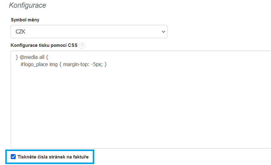 Tisknete cisla stranek