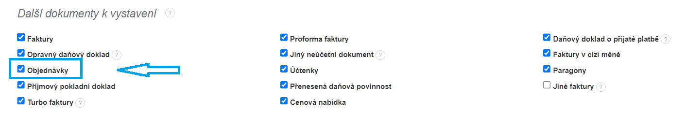 Dalsi dokumenty k vystaveni