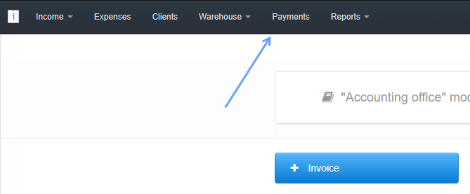 Payments one invoice
