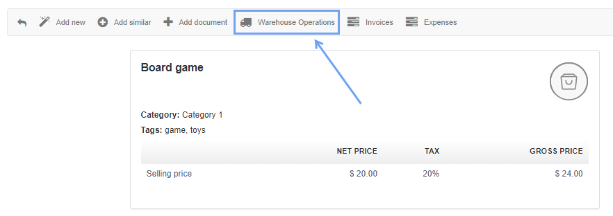 Warehouse operations