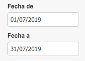 intervalo de fechas