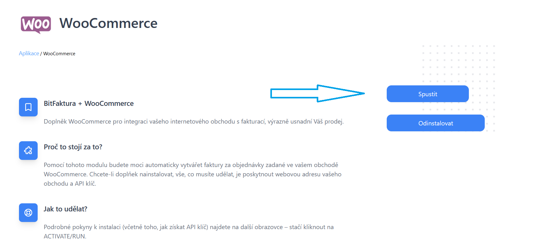 Spustit WooCmmerce