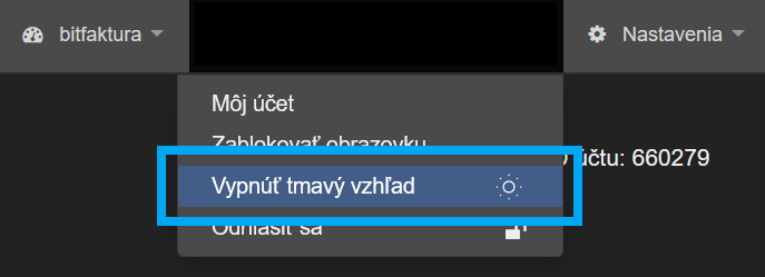 wyłącz tryb ciemny w fakturowni