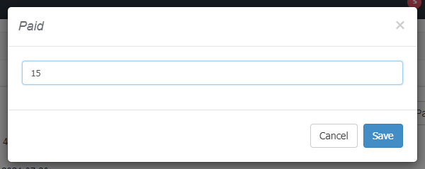 Payments one invoice 6