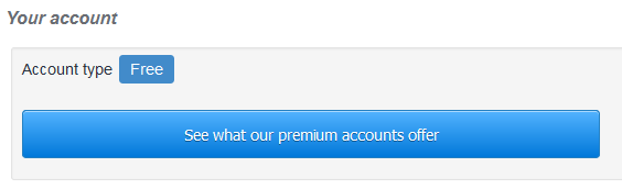 Account types