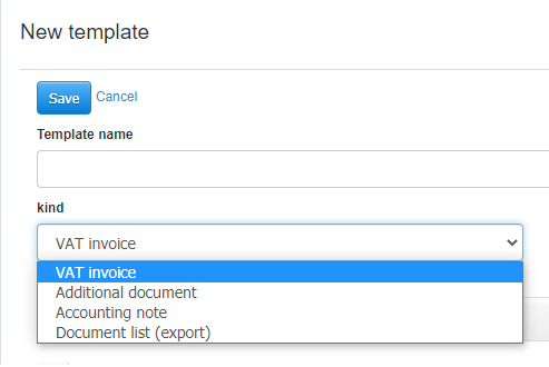 custom template kind