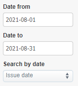 invoices from period 2
