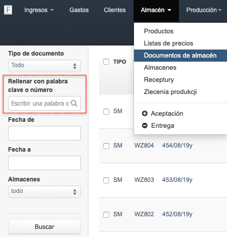 buscador de documentos