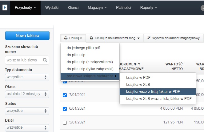 Pocztowa ksi%C4%85%C5%BCka nadawcza