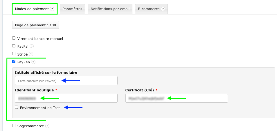 Facturation PayZen Intégration Paiement en Ligne Payer Facture Ecommerce