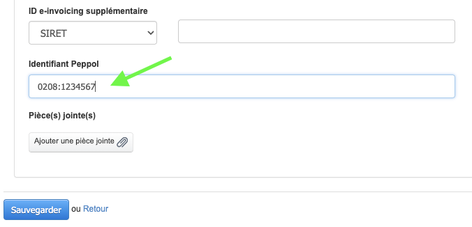 Clients identifiant Peppol belgique