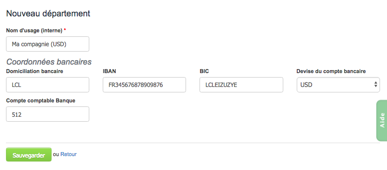 Coordonnées Bancaire Client Facturation Détails Facture VosFactures