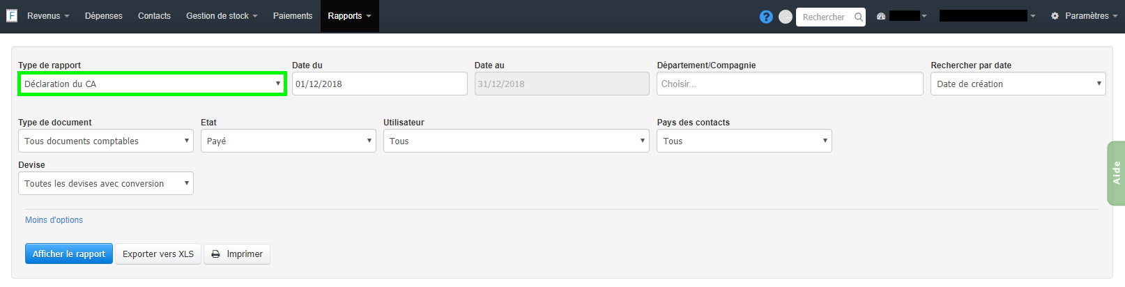 Facturation Rapport Urssaf Autoentrepreneur  Microentrepreneur Déclaration CA Trimestre