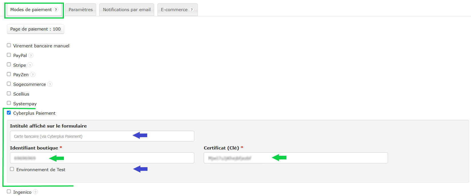Facturation Cyberplus Paiement Intégration Paiement en Ligne Payer Facture Ecommerce