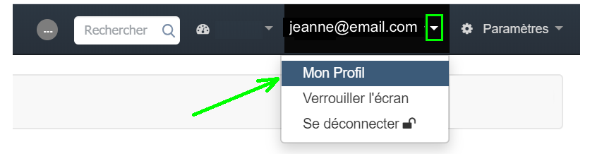 Logiciel Facturation Connecté Profil Utilisateur