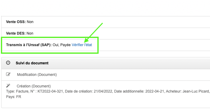 Logiciel Facturation Compatible URSSAF Tiers de Prestation SAP Etat crédit d'impots