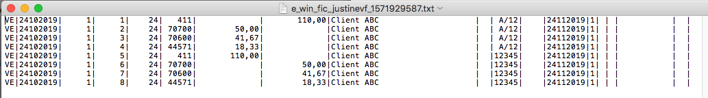 Factures Exports Comptables Logiciel Comptabilité FIDUCIAL eWinFic