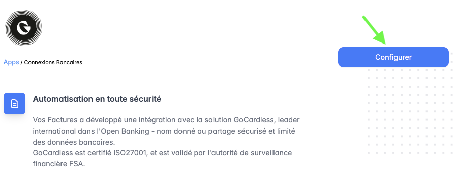 Synchronisation bancaire