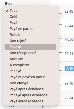 Logiciel de facturation facile gestion des paiements et envois
