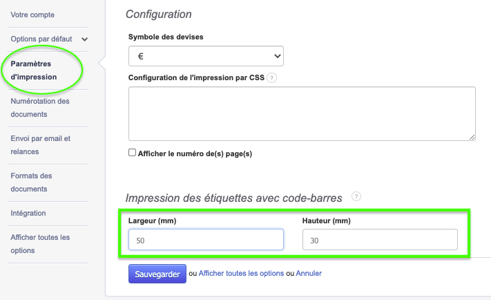 Etiquette produit prix Code-barres Facile Vente Livraison