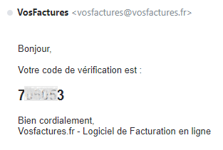 Sécurité Vérification Connexion Deux Étapes Facturation VosFactures