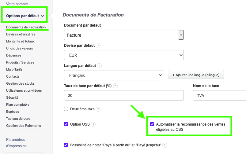 Logiciel Facturation Ecommerce TVA Guichet Unique Reconnaissance automatique