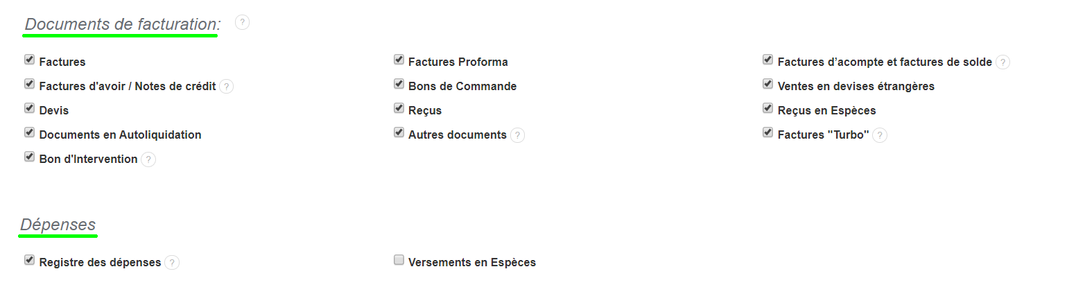Création Facture Autres Documents Revenus Facturation VosFactures
