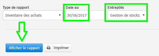 Facturation Rapport Inventaire Achat Stock Produit