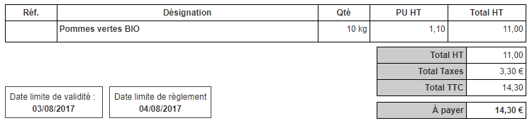 Facturer Avec Deux Taxes Montant Taxes TGC TSS DOM TOM Facturation Facile Utile